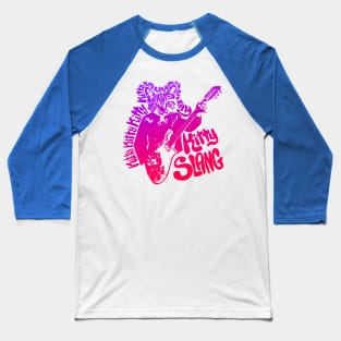 Kitty Slang Baseball T-Shirt